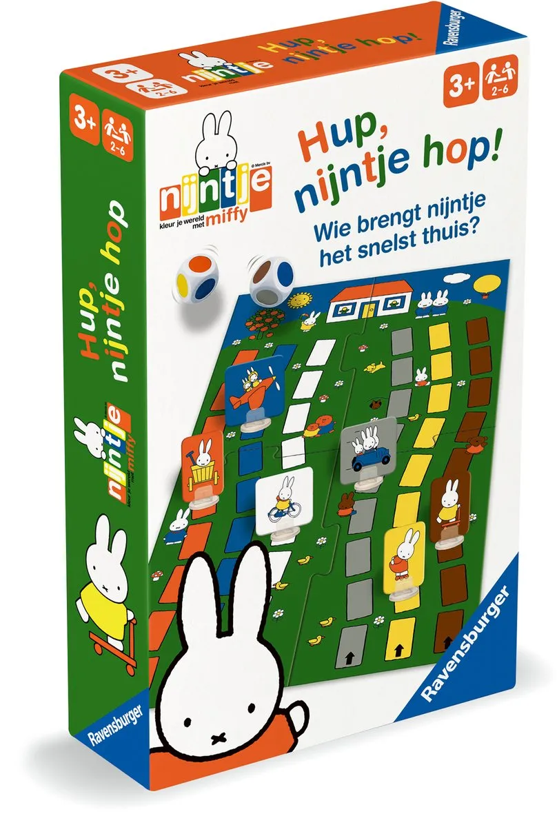 Ravensburger Hup Nijntje Hop Kinderspel - 2-6 Spelers