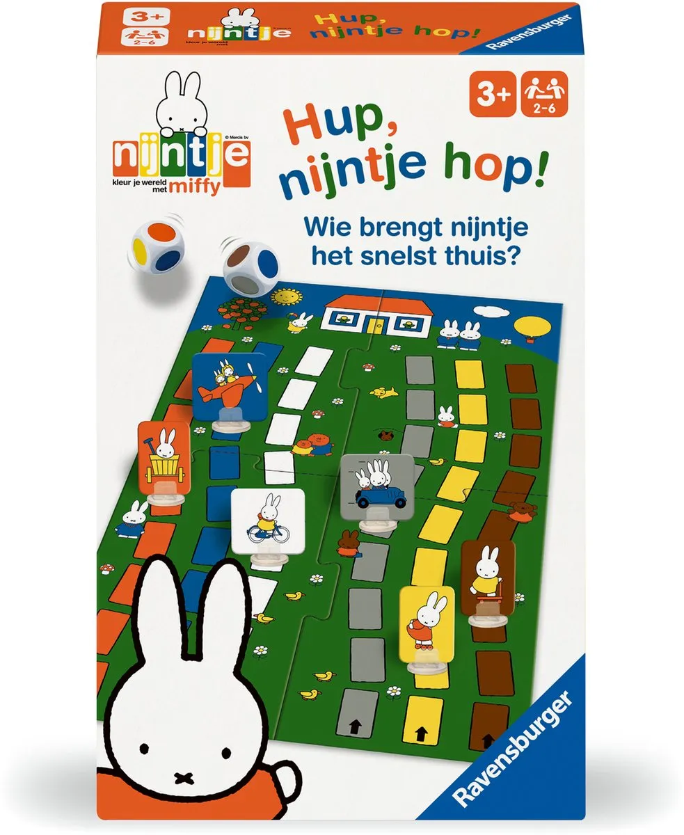 Ravensburger Hup Nijntje Hop Kinderspel - 2-6 Spelers