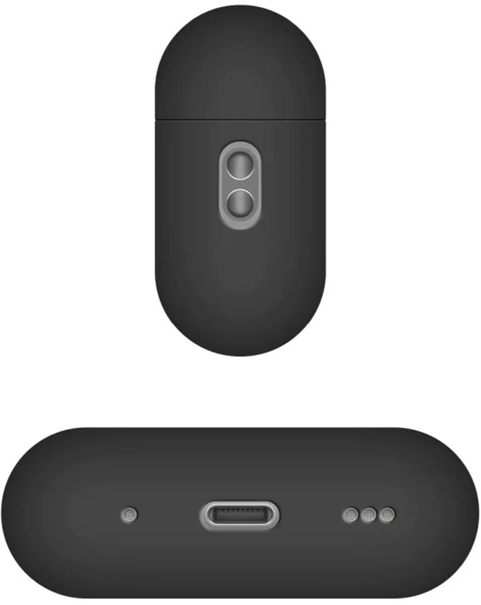 Fixed Silky Silicone Case FIXSIL-999-BK - Apple AirPods Pro 2 - Zwart