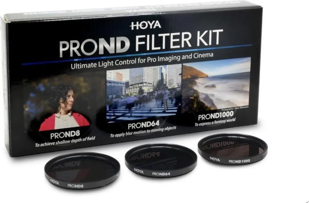 Hoya PROND8/64/1000 ND Filter Set 77mm - Grijs/Zwart