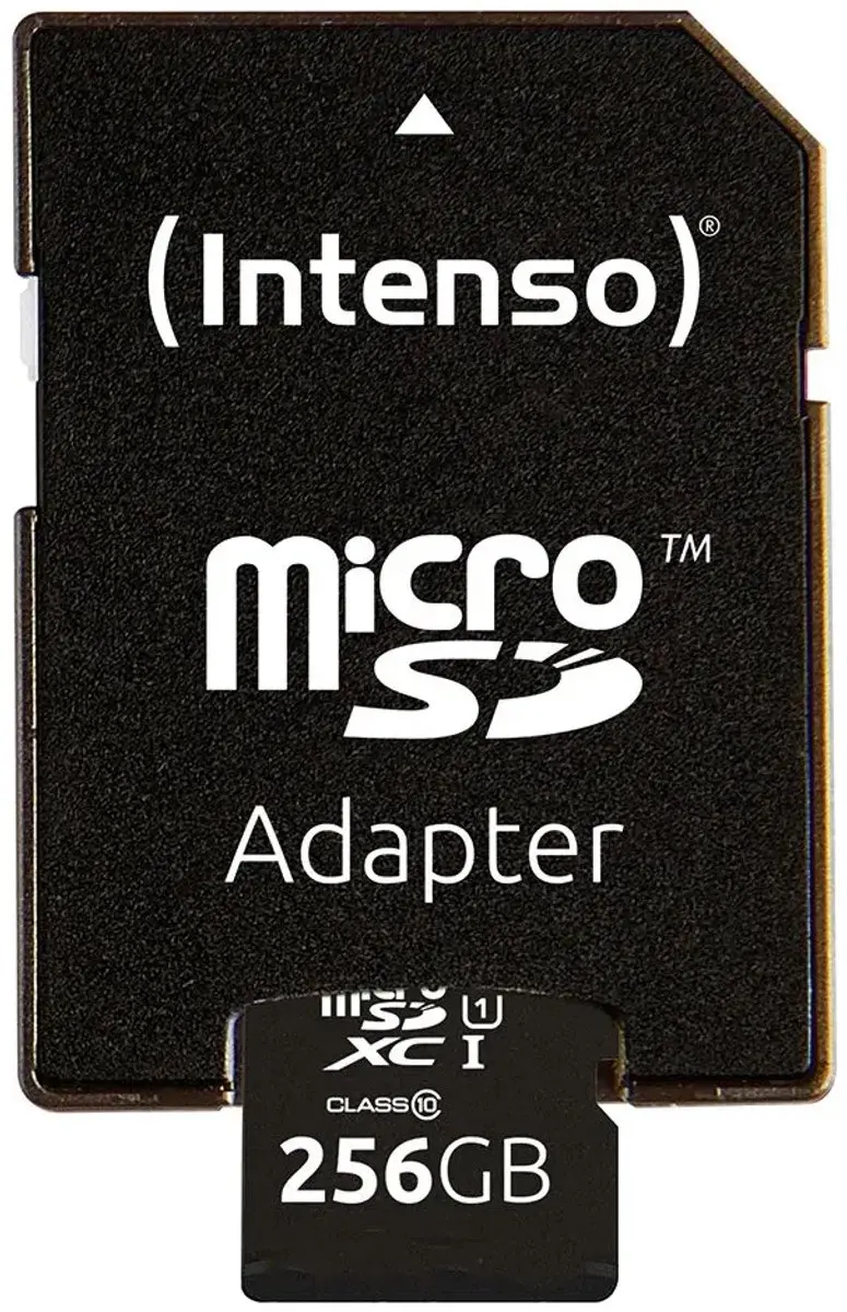 Intenso 256GB Micro SDXC UHS-I Geheugenkaart - Class 10