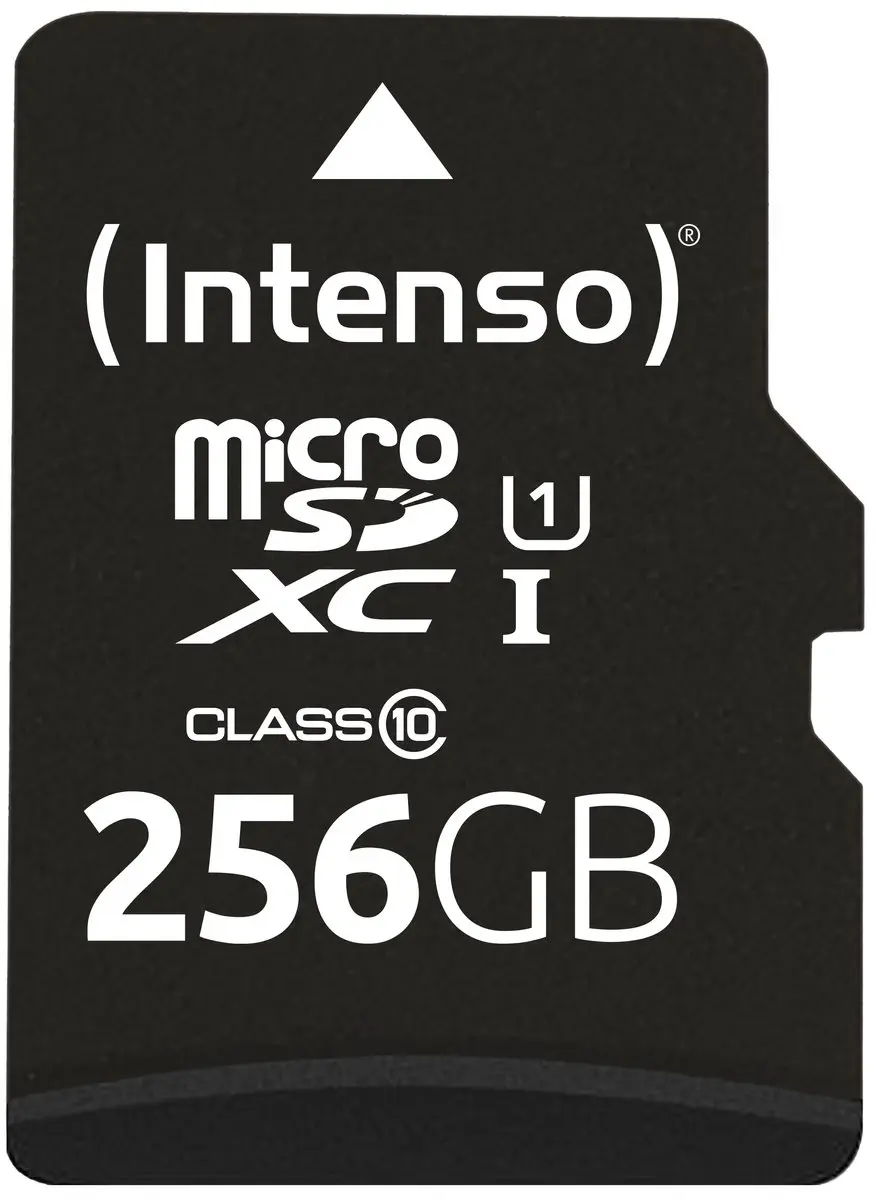 Intenso 256GB Micro SDXC UHS-I Geheugenkaart