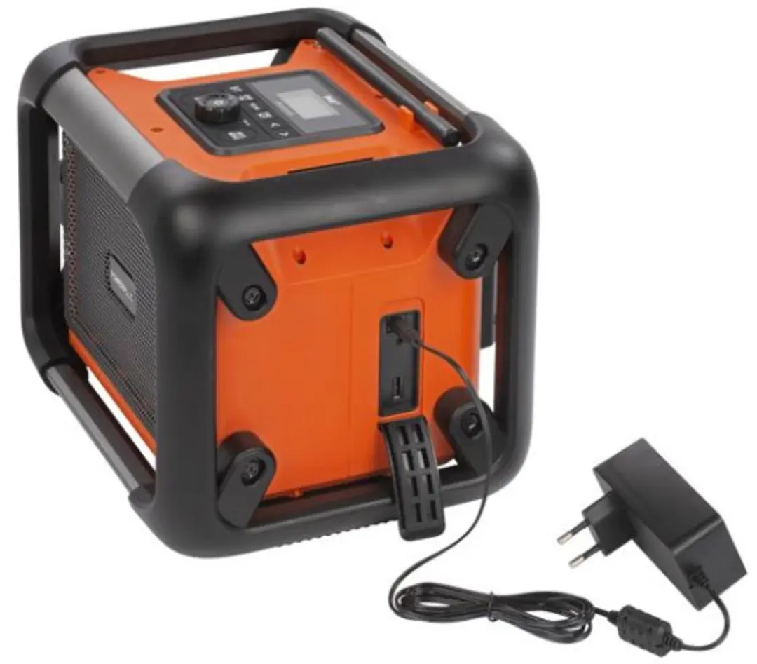 Powerplus Dual Power POWDP8061 Draagbare Werfradio - 40W - Oranje - afbeelding 4 van 6