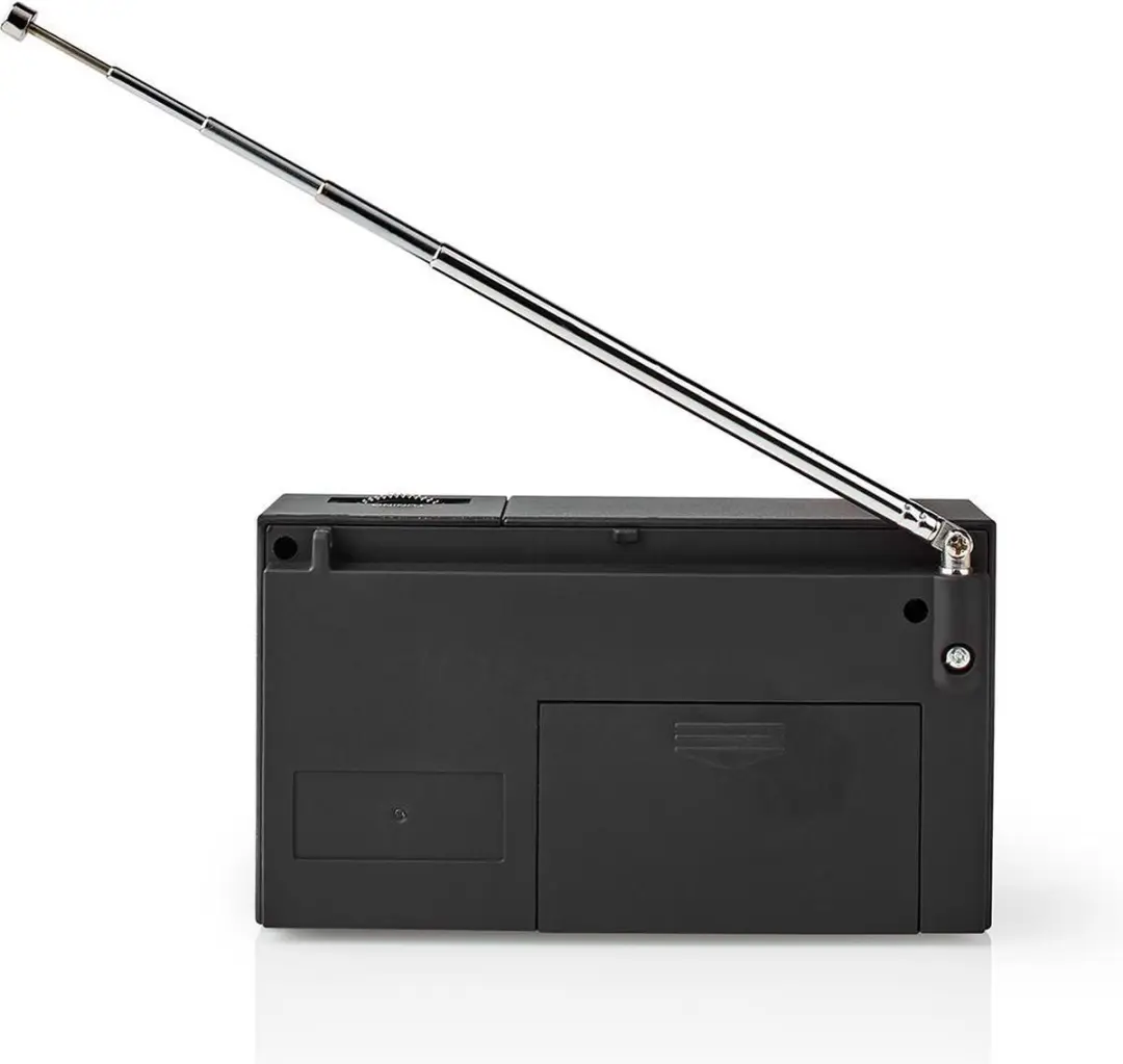 Nedis RDFM1200BK Draagbare Noodradio - Zwart