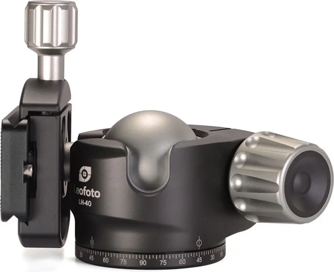 LeoFoto LH-40 Ball Head + QP-70 Snelkoppelingsplaat - Zwart