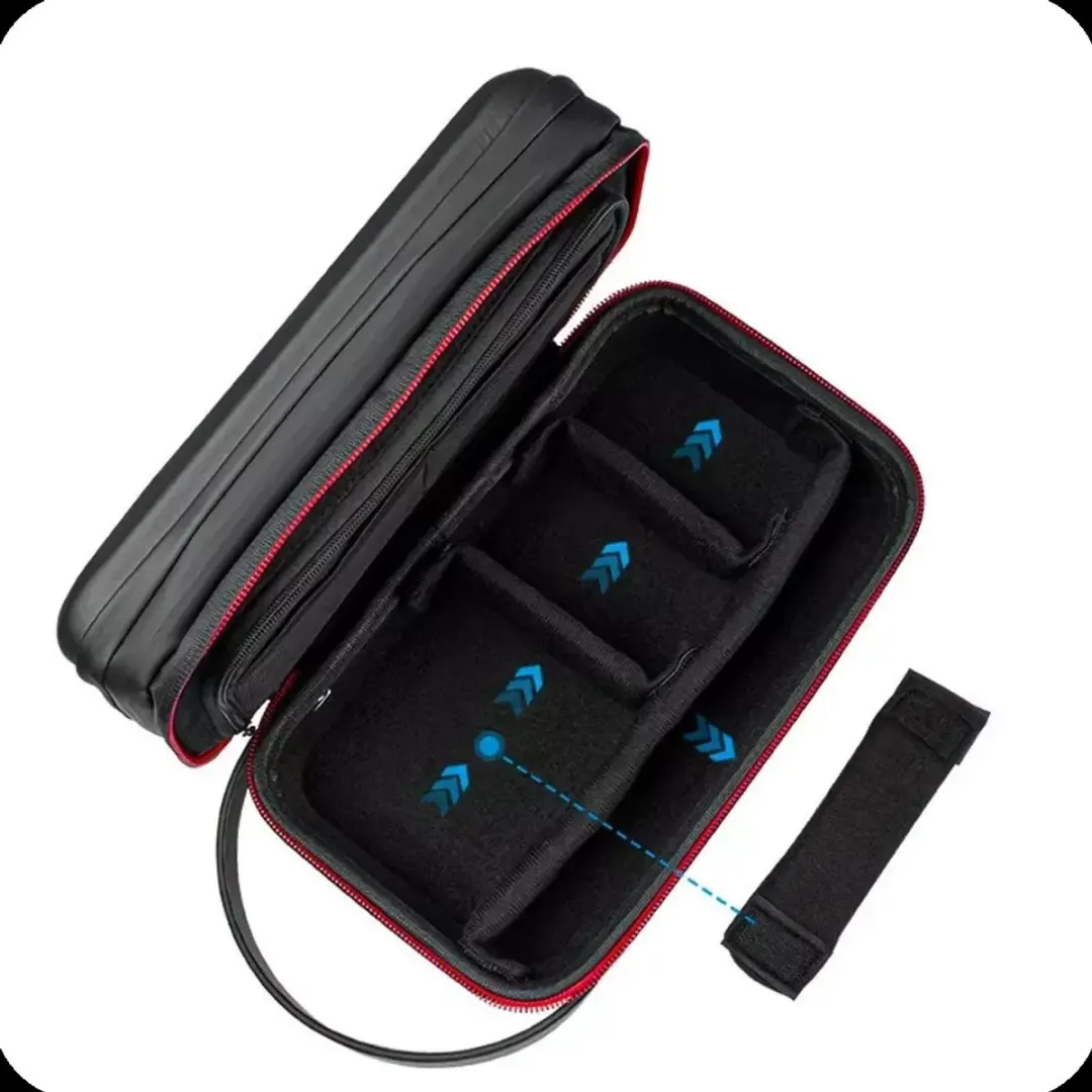 Telesin Waterdichte Opbergcase L - Actioncam - 4 Lenzen - Zwart - afbeelding 3 van 6