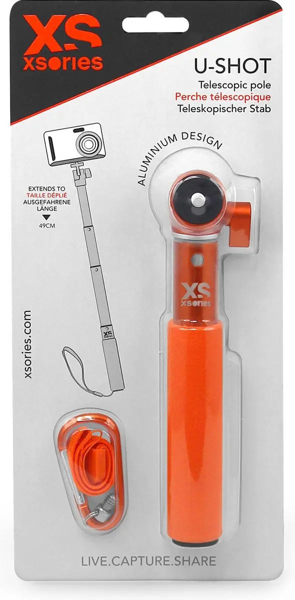 XSories U-Shot GoPro Accessoire - Oranje