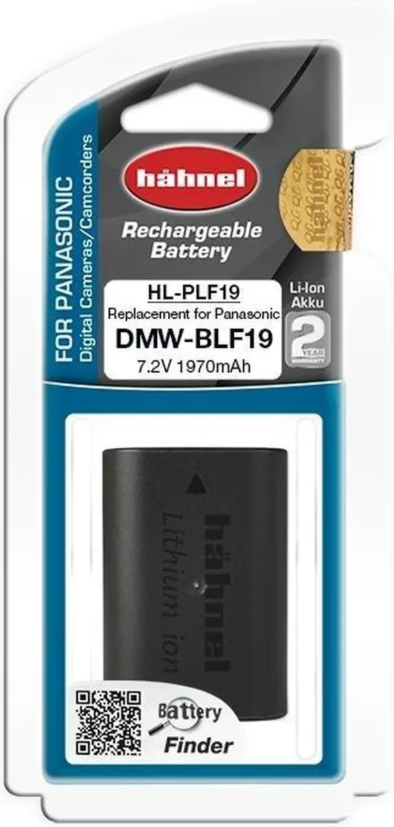 Hähnel Accu Panasonic DMW-BLF19 - 1630mAh