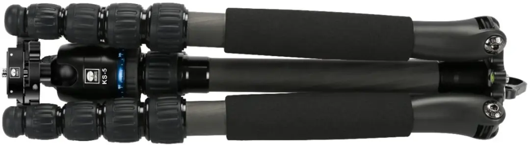 Sirui T-025SK Carbon Statief + KS-5 Balhoofd - 10 kg - Zwart