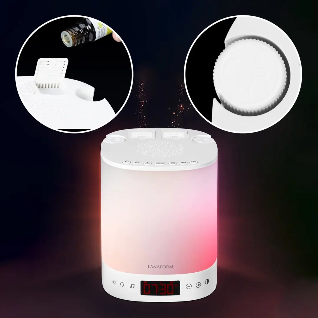 Lanaform Wake-Up Scents Wake-up Light LA190202 - Lichtwekker met Radio