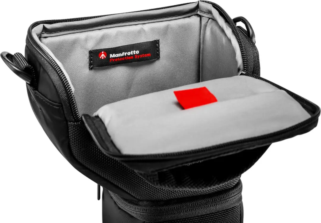 Manfrotto Holster XS Plus Messengerbag - Videocamera - 2 Lenzen - Zwart - afbeelding 6 van 6