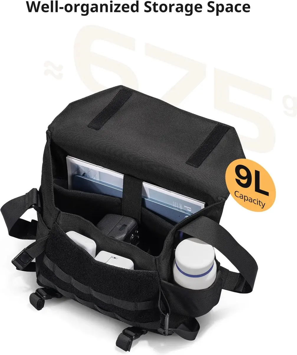 Ulanzi BC08 Schoudertas Sling - 9L - Zwart