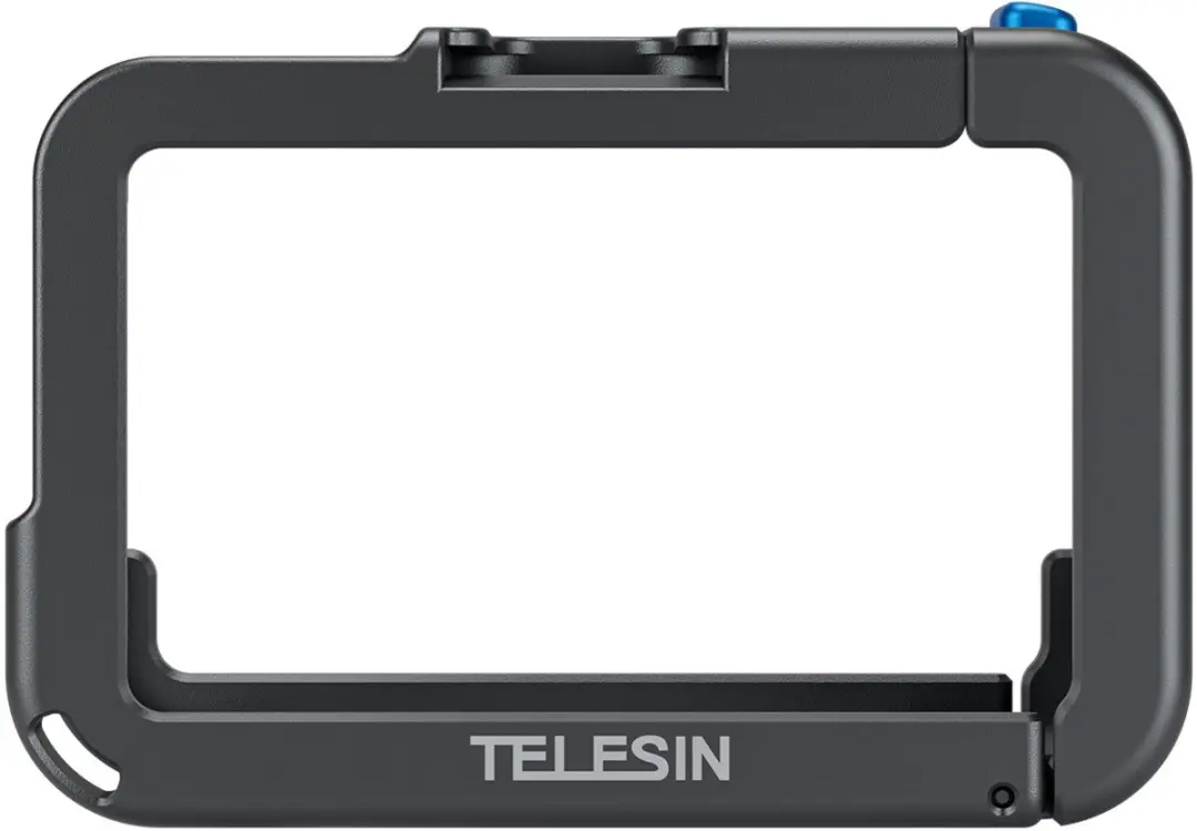 Telesin Ultra Light Metal Cage voor DJI Osmo Action 4 - Blauw - afbeelding 2 van 4
