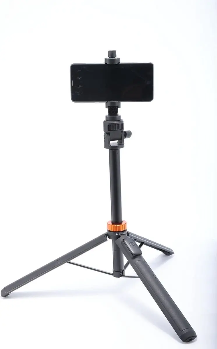 Kingjoy M080 Selfiestick/Tripod - 6 Secties - Zwart