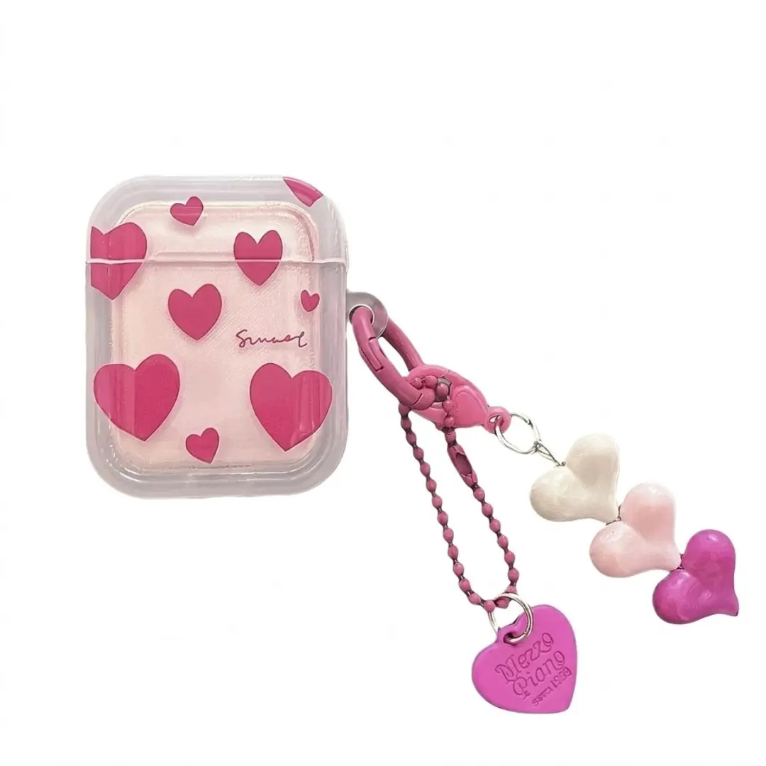 NUVEX Hoesje AirPods 4 Transparant Roze