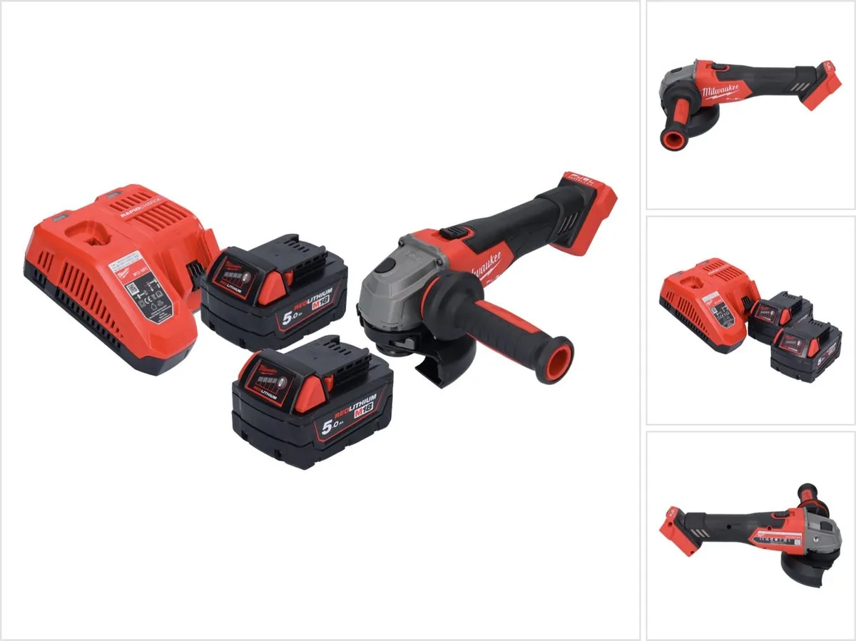 Milwaukee M18 FSAG125X-502 Haakse Slijper