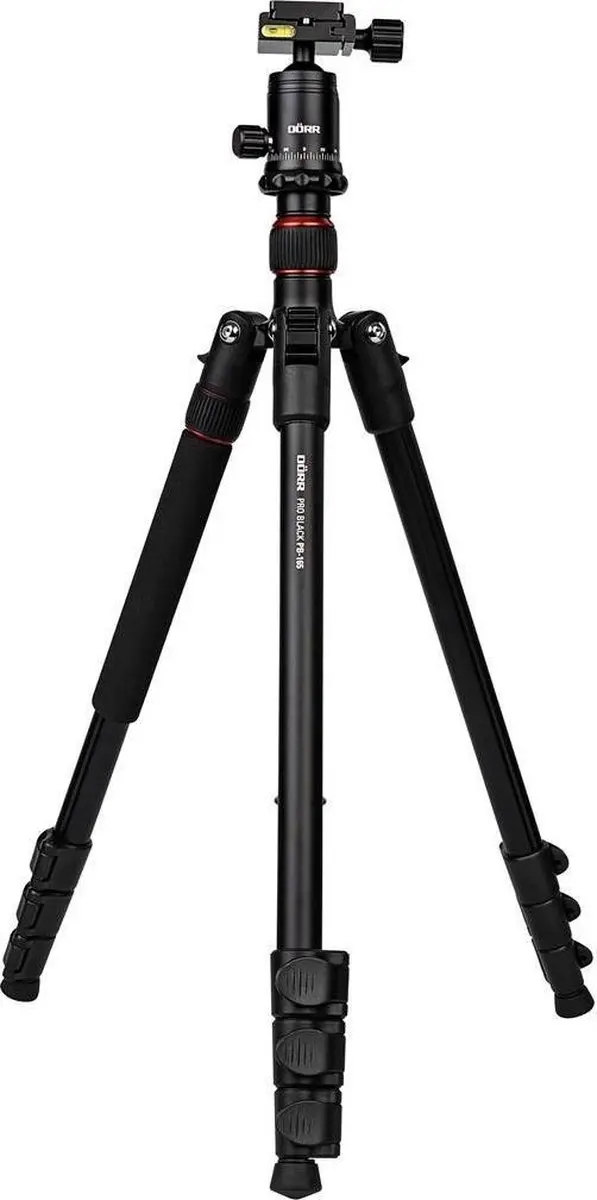 Dörr Pro Statief 165cm Zwart - 4 Secties