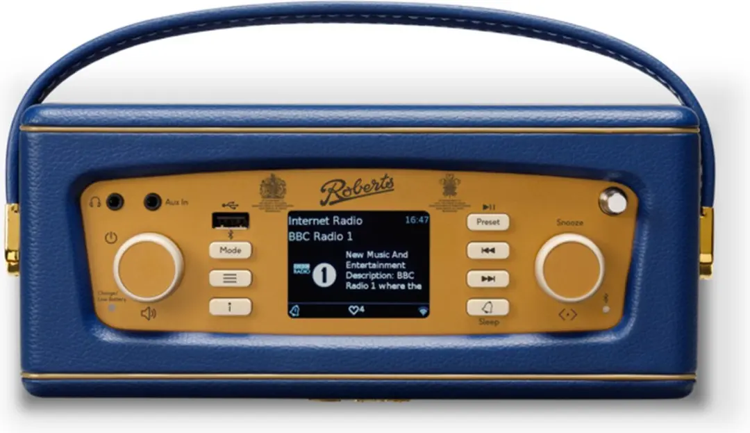 Roberts Revival iStream 3L Draagbaar Radio - Blauw