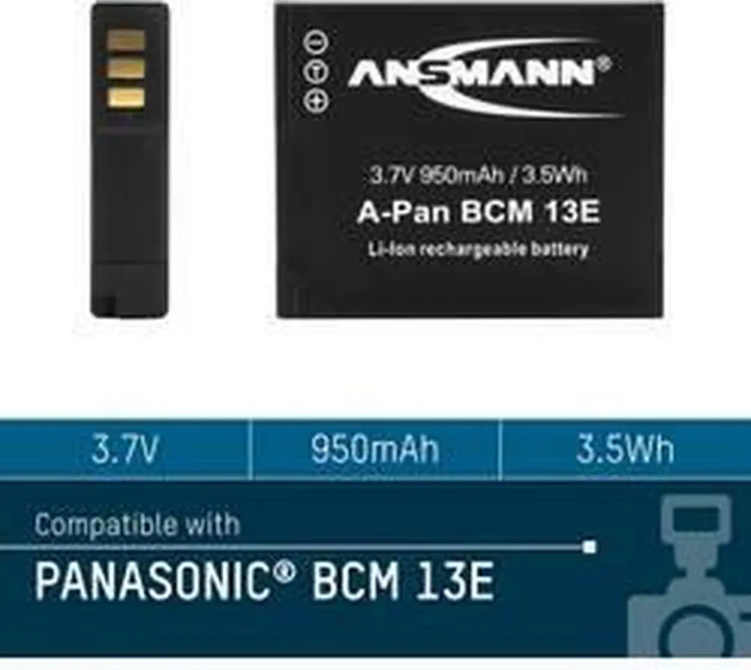 Ansmann 1400-0050 Li-ion Accu 950mAh - Compactcamera