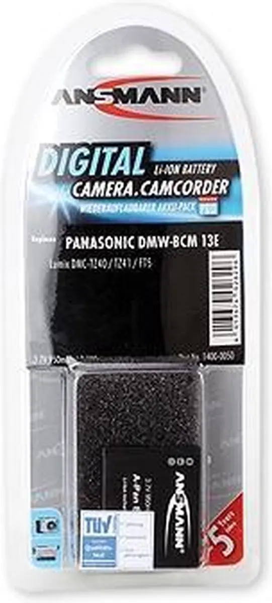 Ansmann 1400-0050 Li-ion Accu 950mAh - Compactcamera - afbeelding 6 van 6