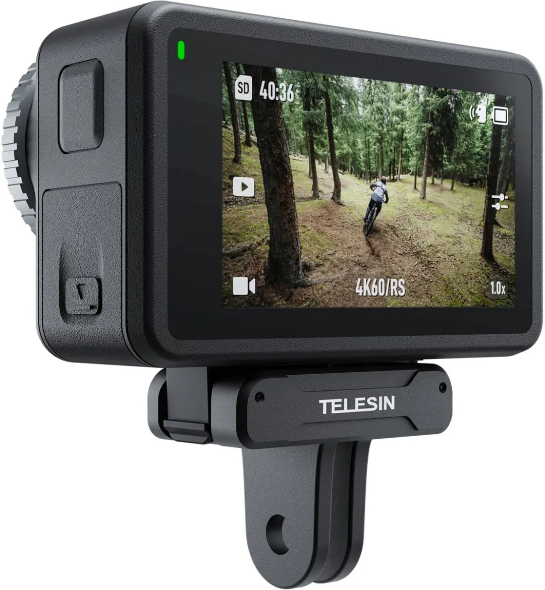 Telesin Dual Claw Mount Magnetisch - DJI Osmo Action 3/4/5 - Zwart - afbeelding 6 van 6