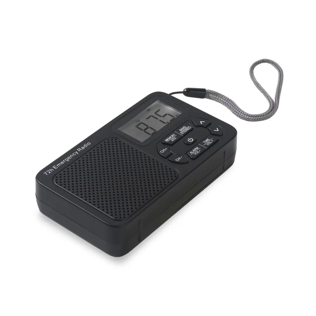 Caliber HPG320B Draagbare Noodradio - AM/FM - Zwart