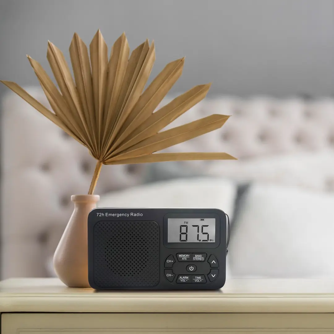 Caliber HPG320B Draagbare Noodradio - AM/FM - Zwart