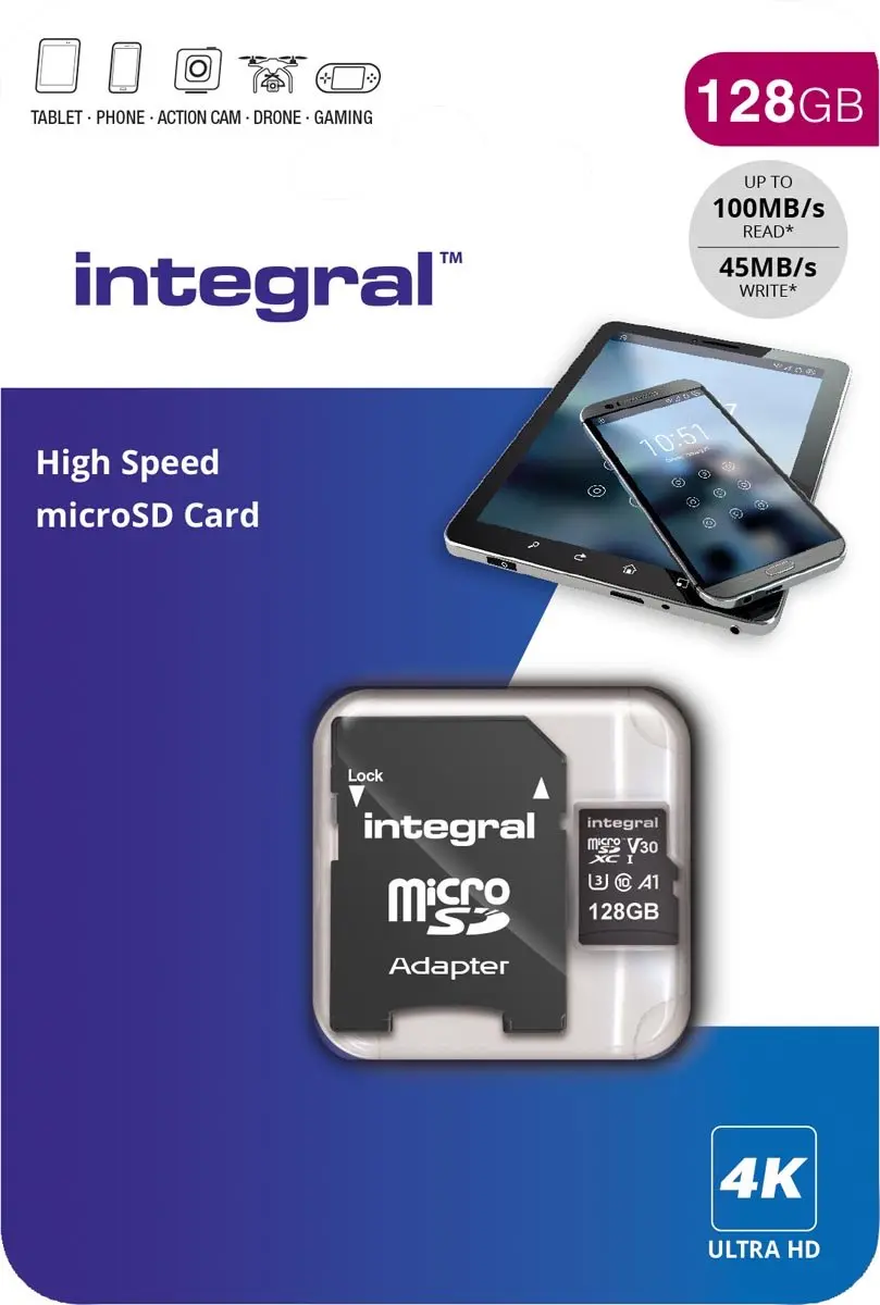 Integral INMSDX128G-100V30 Geheugenkaart 128GB