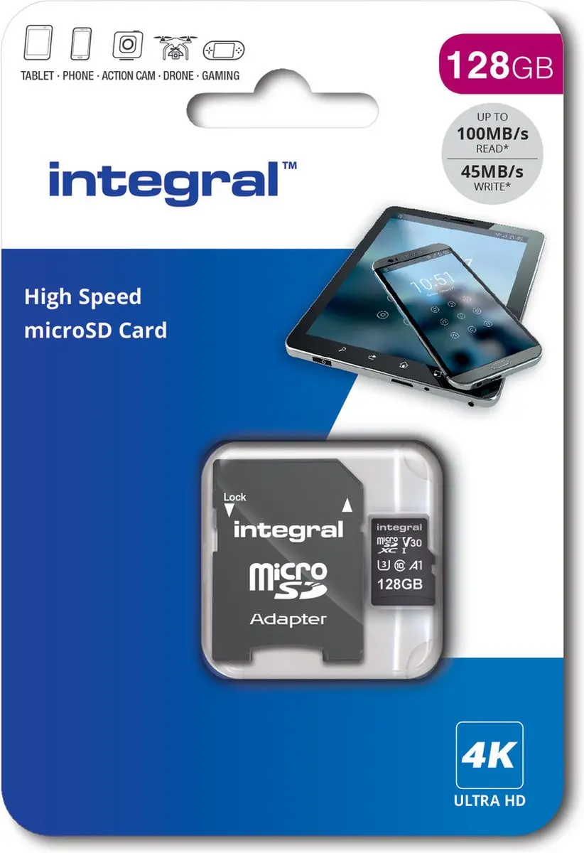 Integral INMSDX128G-100V30 Geheugenkaart 128GB