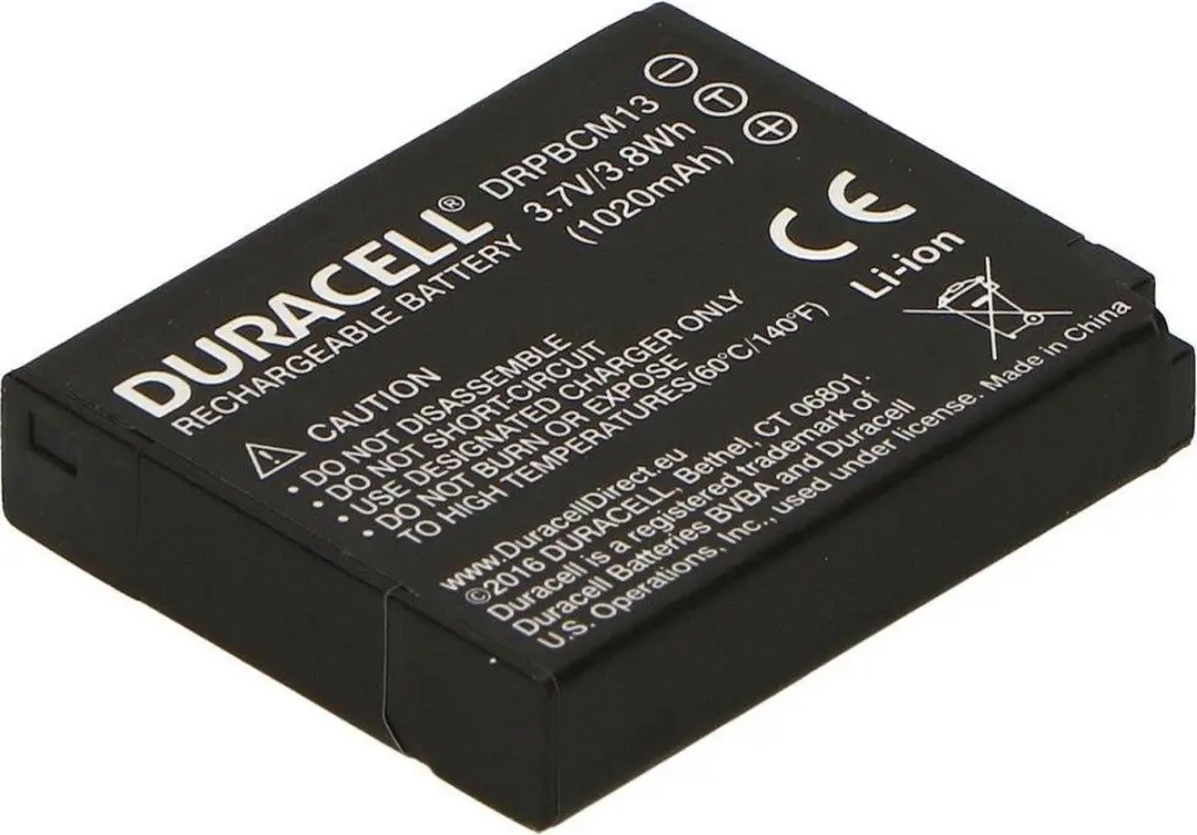 Duracell DMW-BCM13 Accu 1000mAh - Panasonic Compactcamera