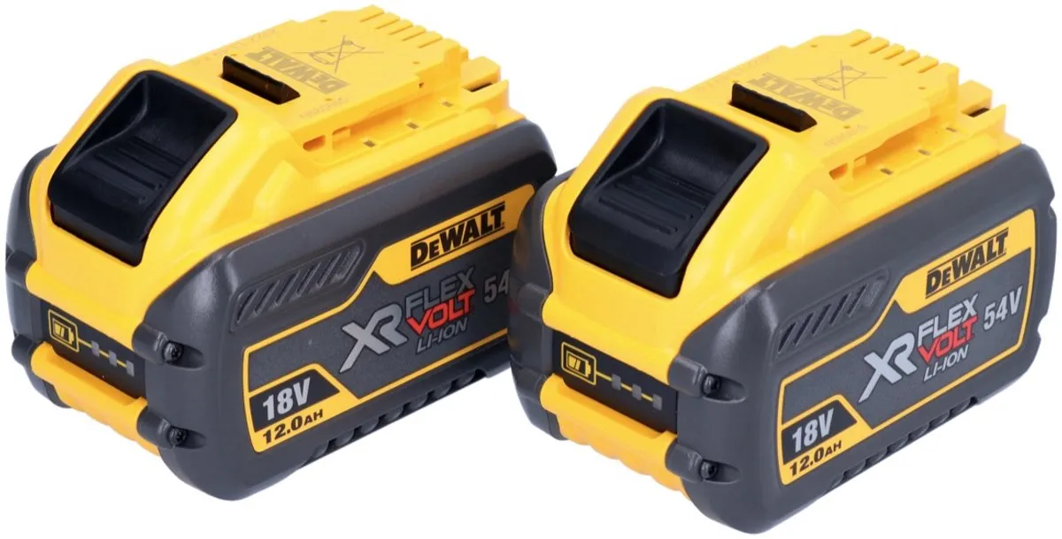 DeWalt DCB548 18V/54V Li-Ion Accu 12Ah - 2 Stuks