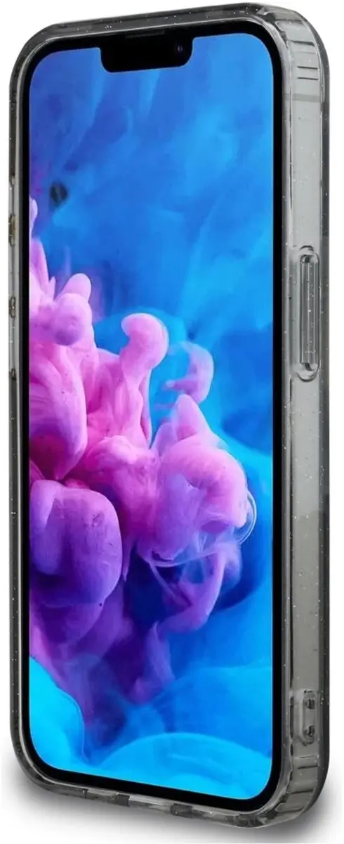 GUESS Case TPU iPhone 16 MagSafe - Transparent Bloemen