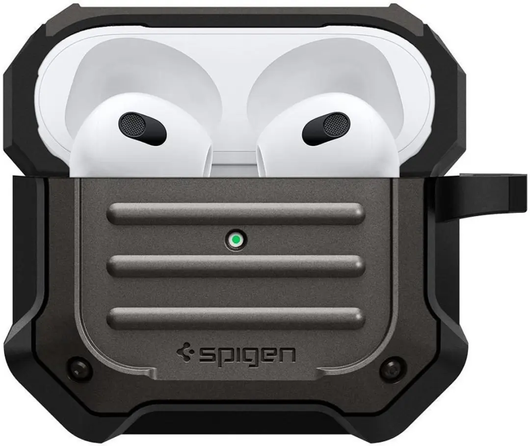 Spigen Tough Armor ASD01989 Hoesje - Apple AirPods 3 - Gunmetal