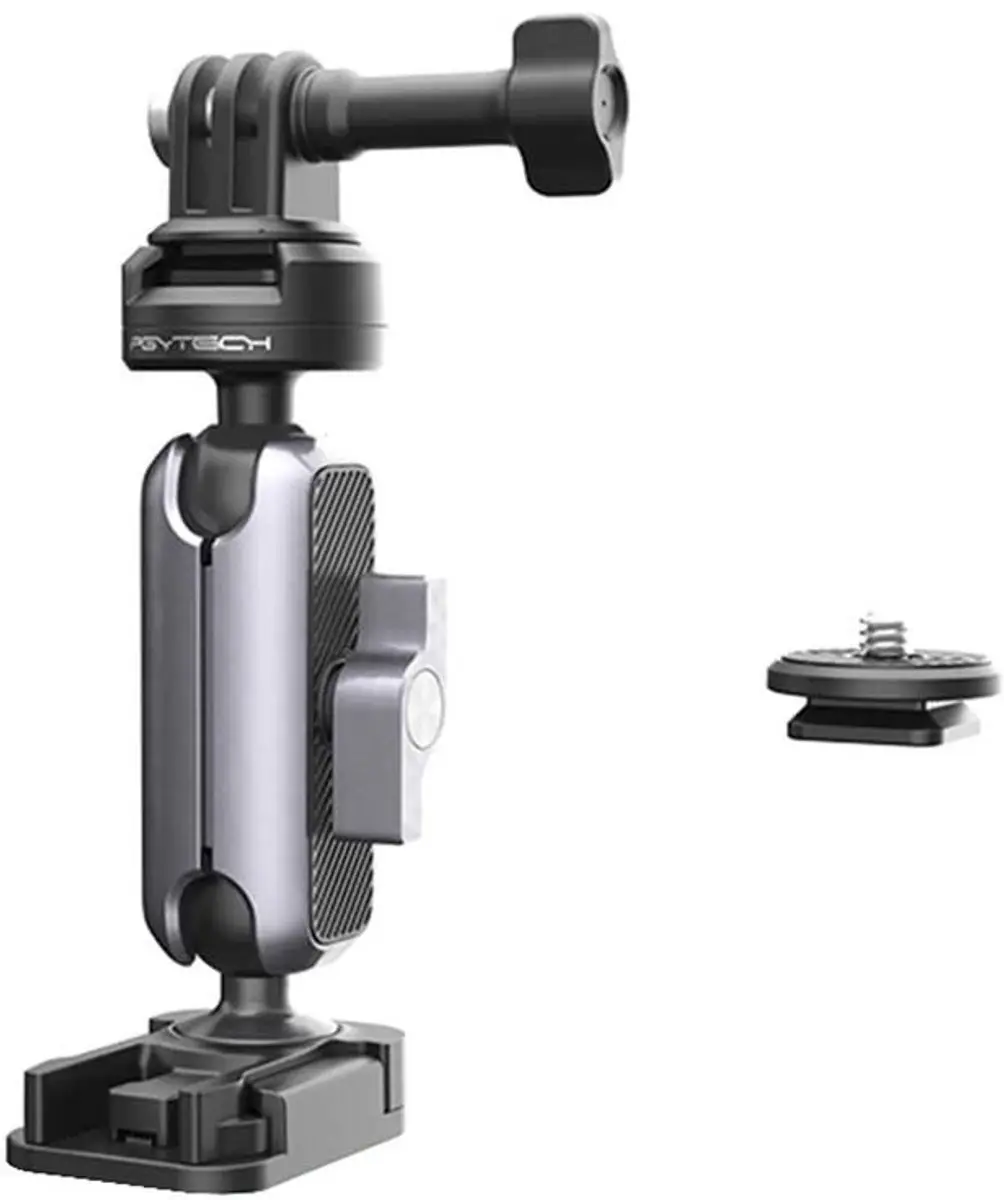 Pgytech P-GM-225 Helmhouder met Sportcamerahouder - Transparent
