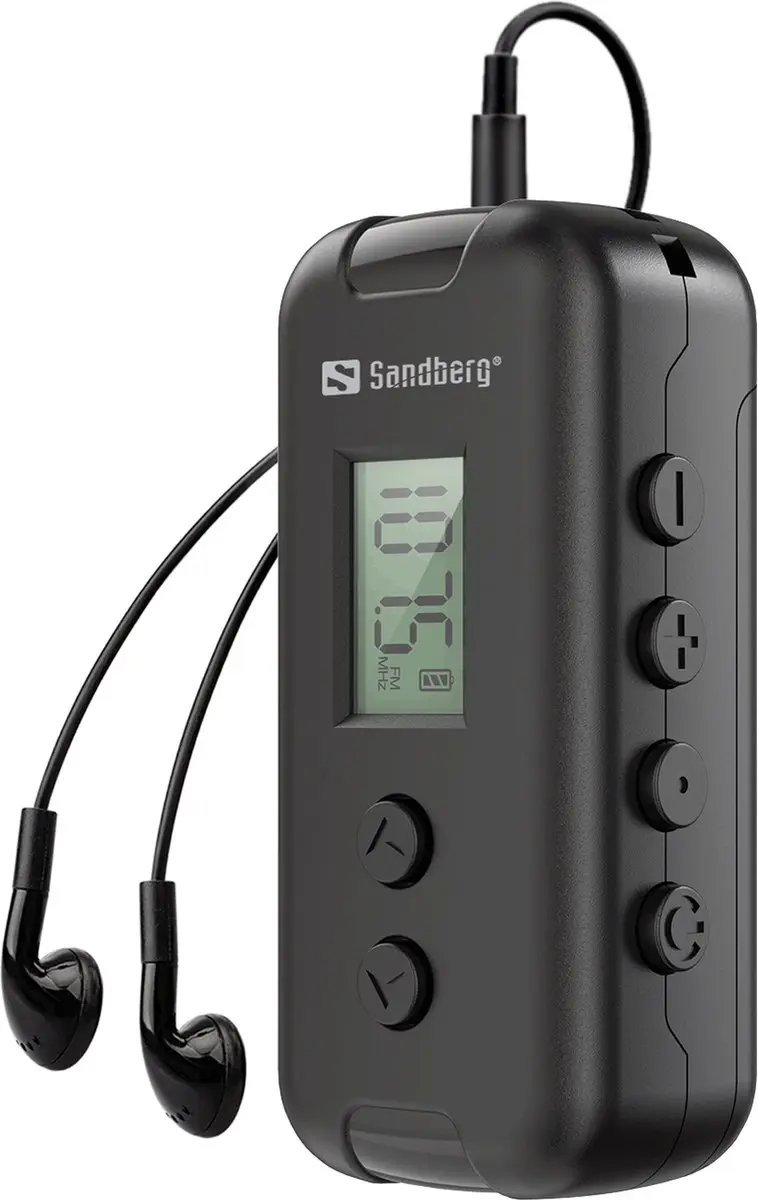 Sandberg 421-00 Pocketradio - Zwart