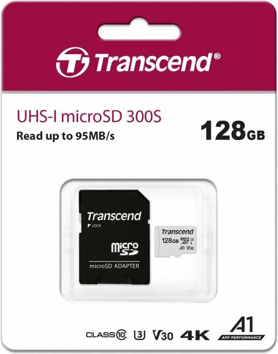 Transcend Premium 300S microSDXC 128GB UHS-I V30 A1