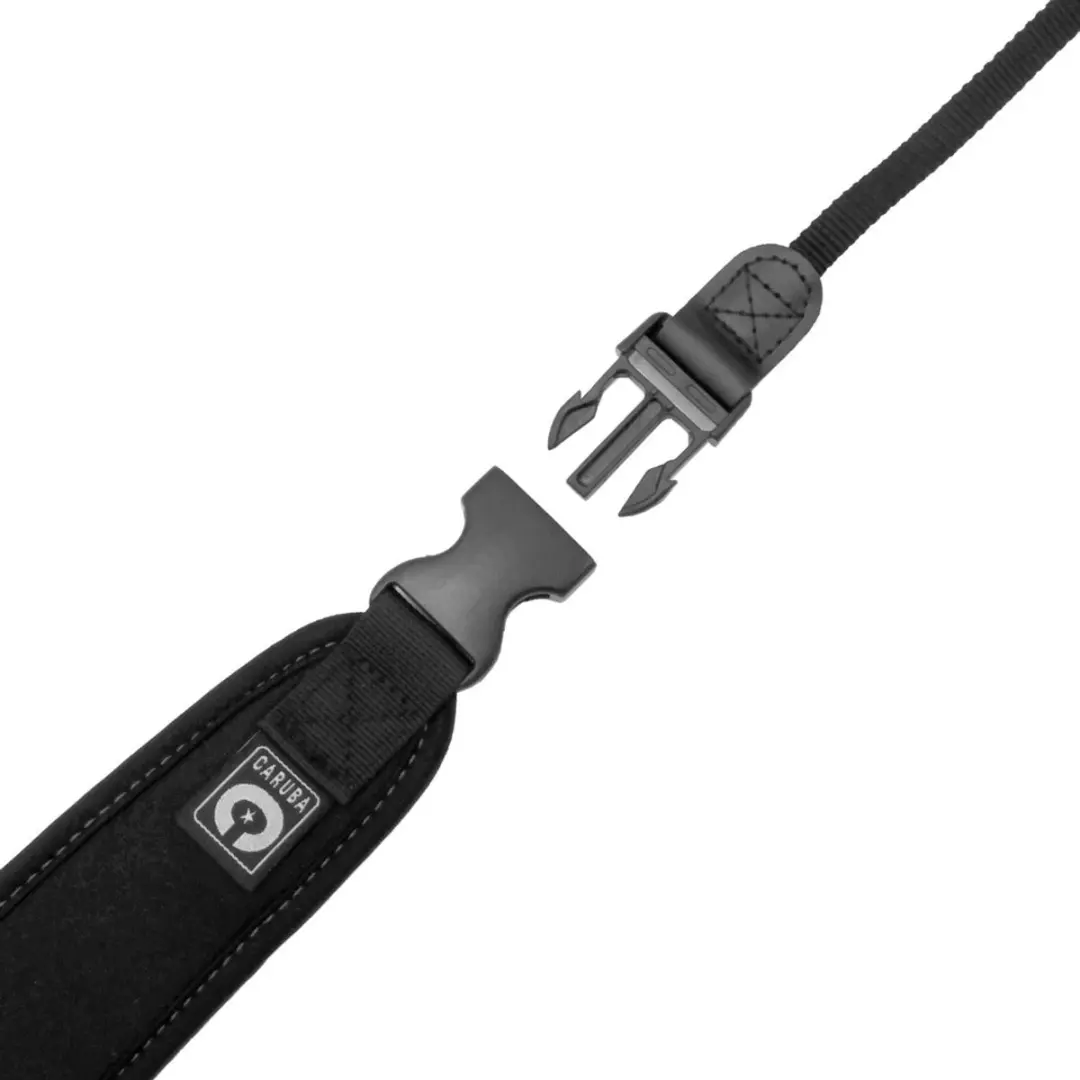Caruba D130122 Camera Riem - Comfort + Quick Release - Zwart