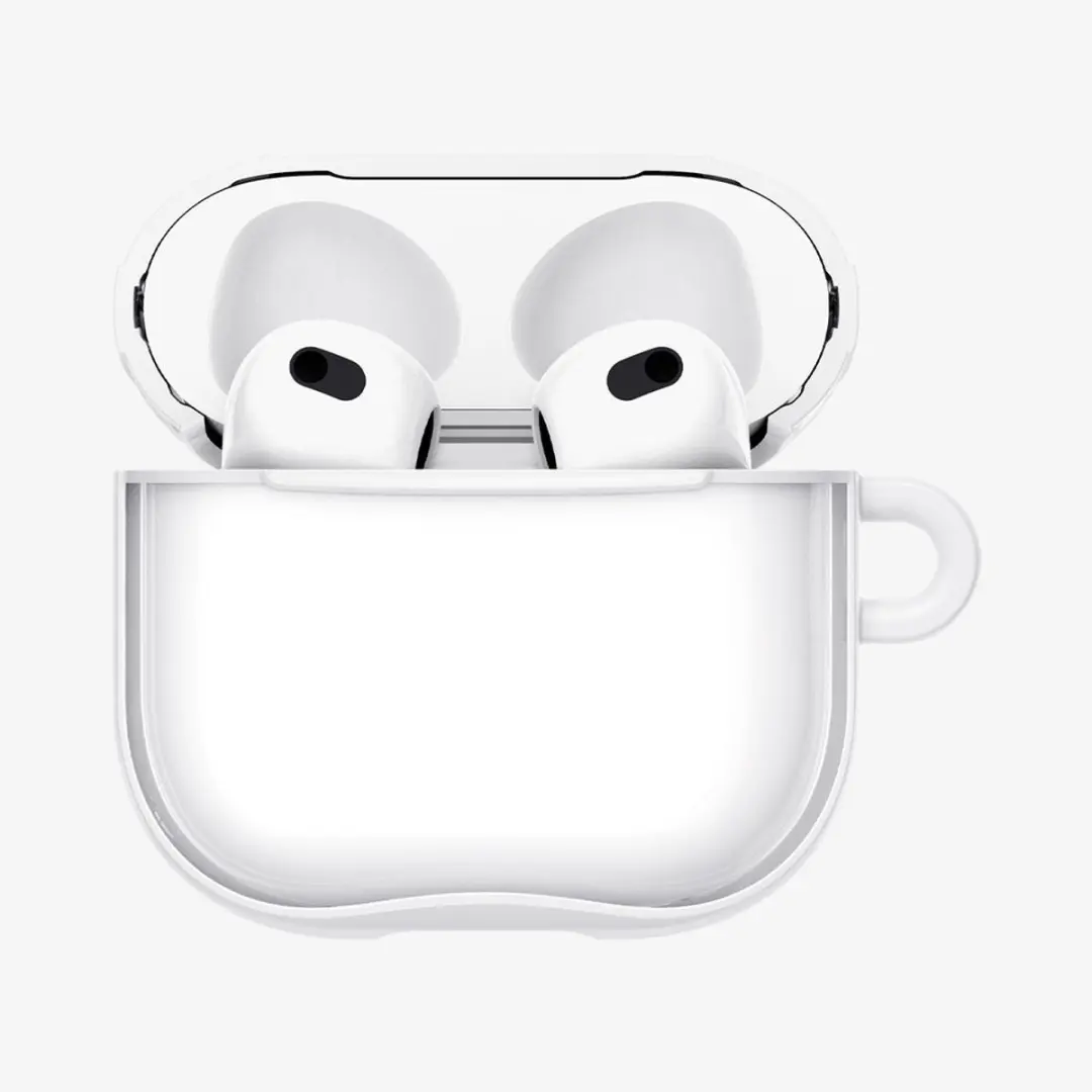 Spigen Ultra Hybrid Hoesje Apple AirPods 4 - Transparant Wit