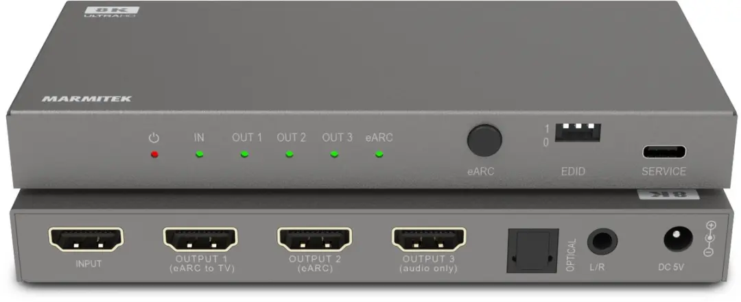 Marmitek Connect AE34 HDMI Audio Extractor 8K eARC - 5W