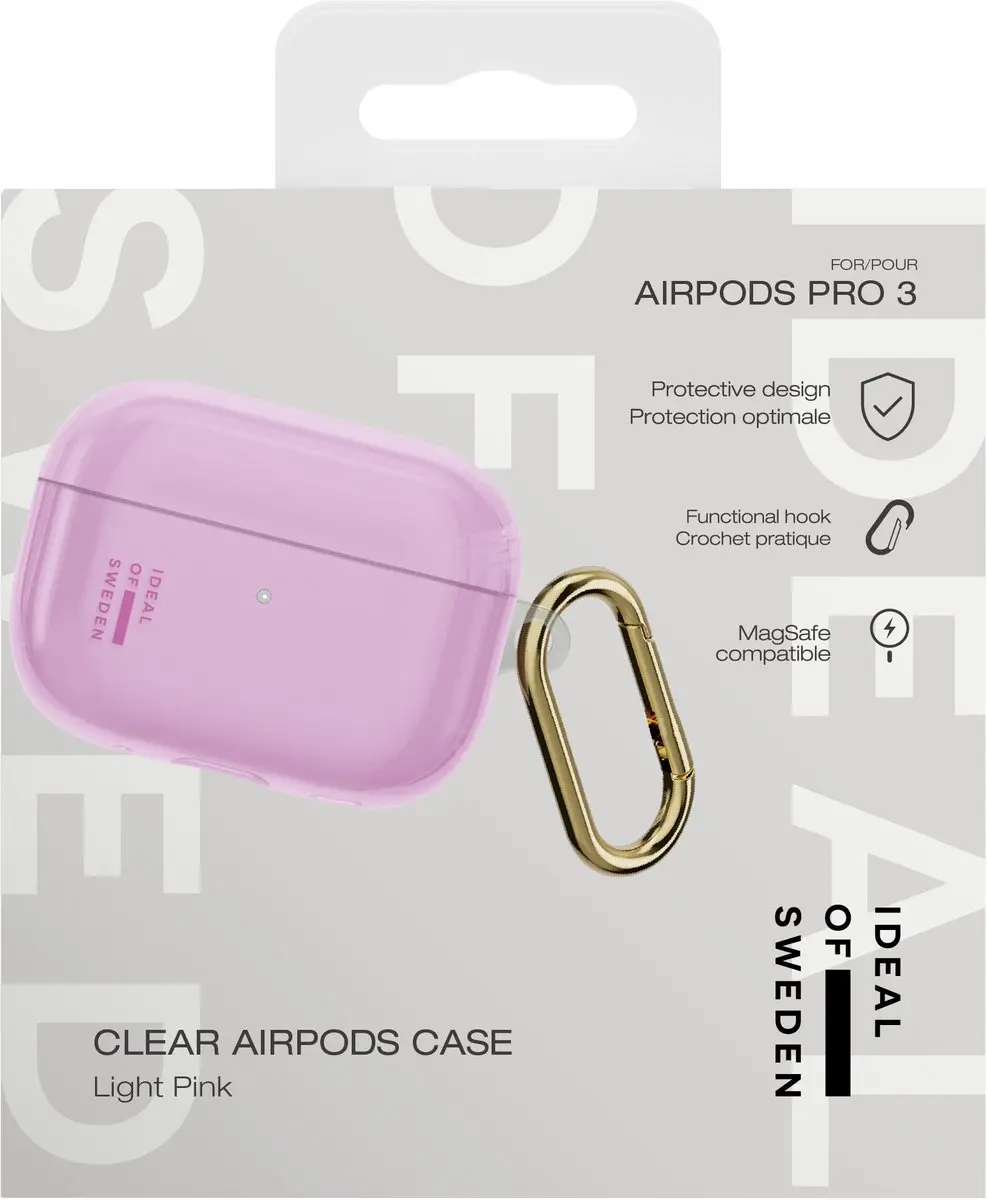 iDeal of Sweden Clear Case Apple AirPods Pro 3 - Roze