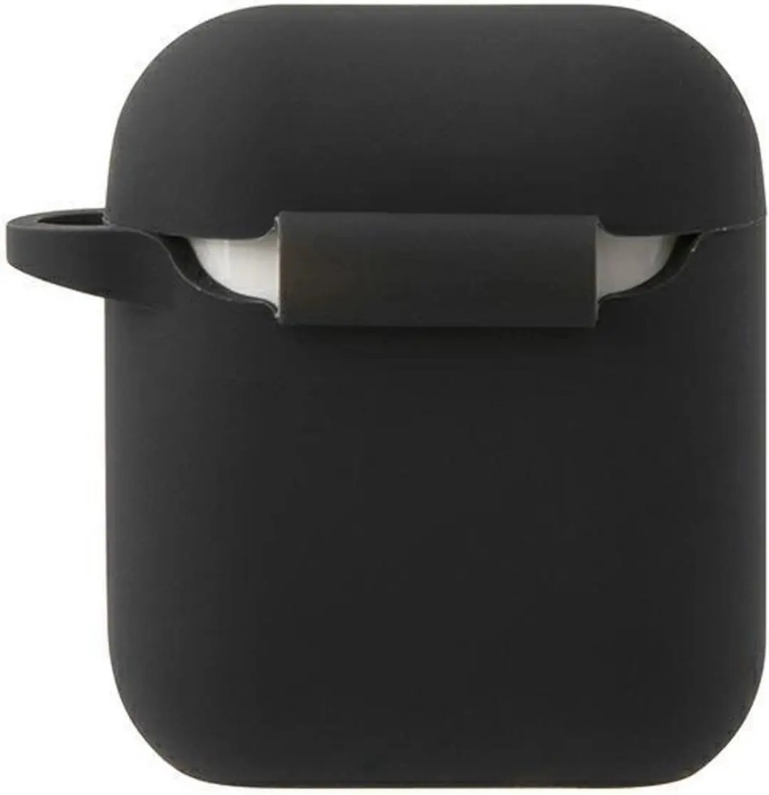 Mini Silicone Hoesje AirPods 1/2 - Zwart