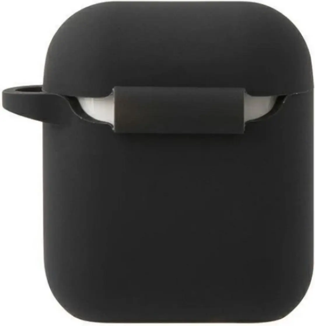 Mini Silicone Hoesje AirPods 1/2 - Zwart