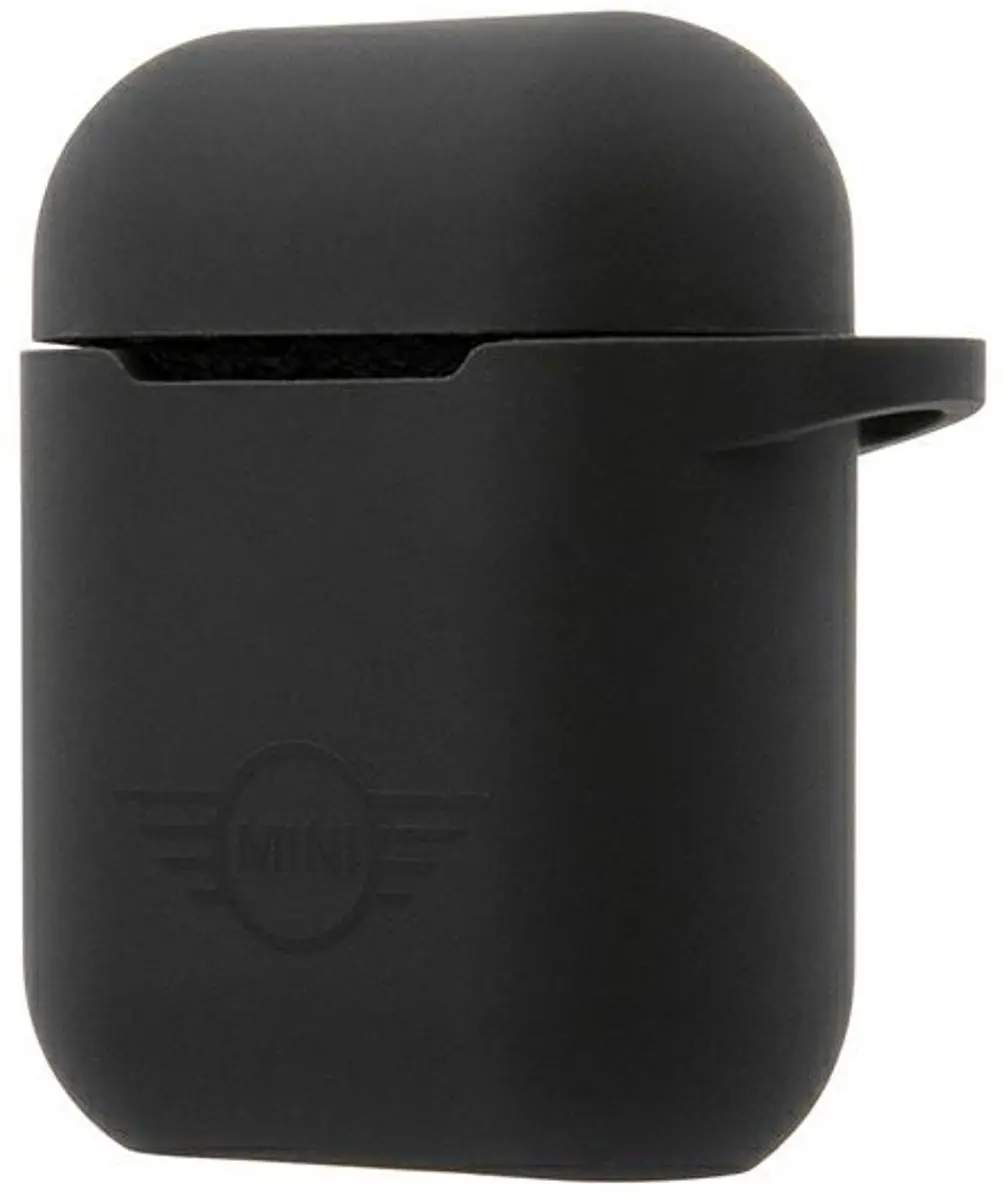Mini Silicone Hoesje AirPods 1/2 - Zwart