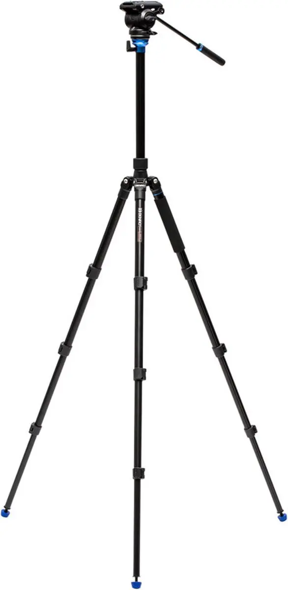 Benro Aero4 Pro A2883FS4PRO Driepoot - 4 Secties - Zwart