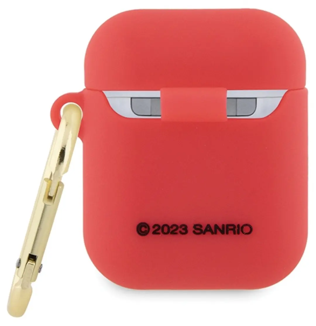 Hello Kitty 3D Siliconen Hoesje AirPods 1/2 - Roze