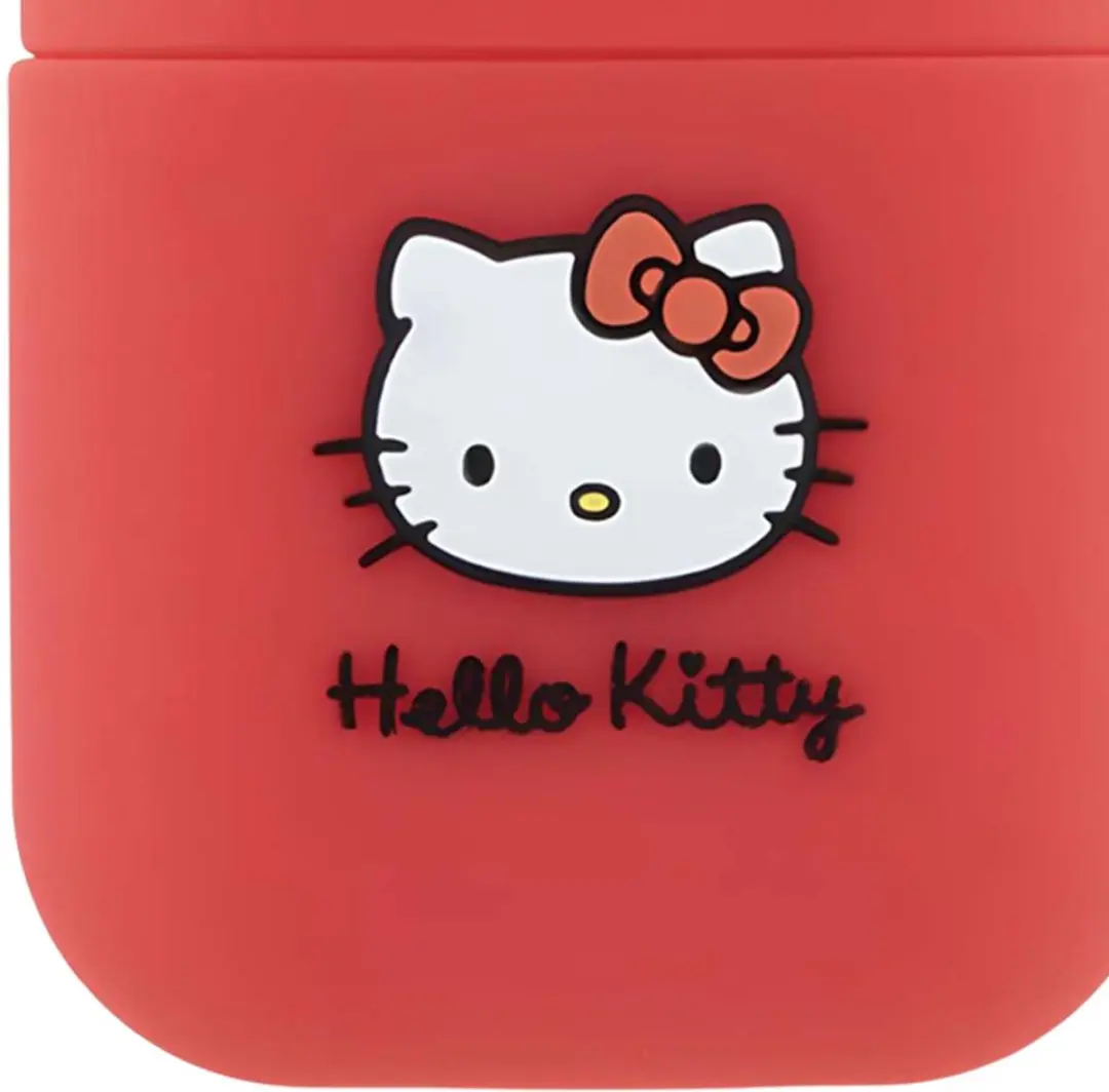 Hello Kitty 3D Siliconen Hoesje AirPods 1/2 - Roze