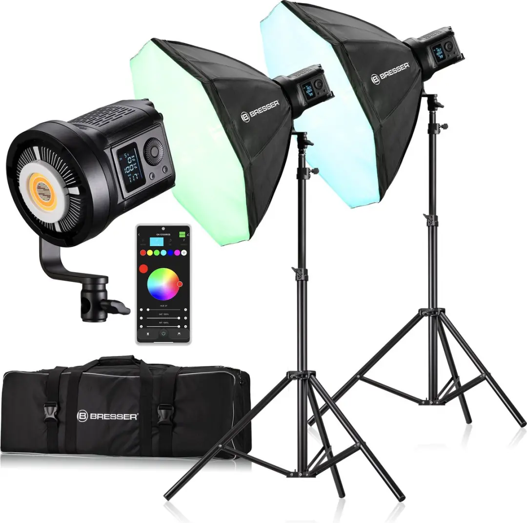Bresser BR-135 RGB COB LED Light Duo Kit