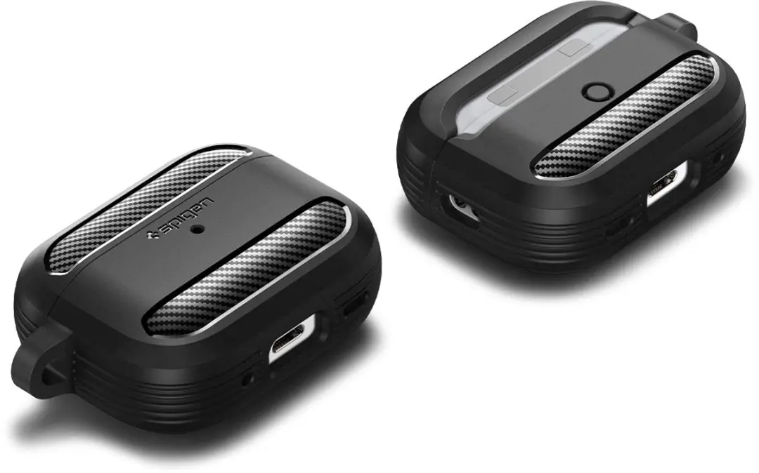 Spigen Rugged Armor ACS05482 AirPods Pro Hoesje - Zwart