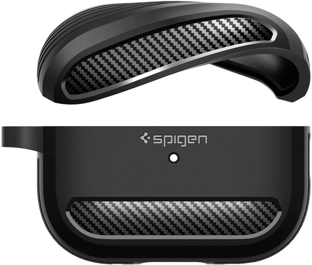 Spigen Rugged Armor ACS05482 AirPods Pro Hoesje - Zwart