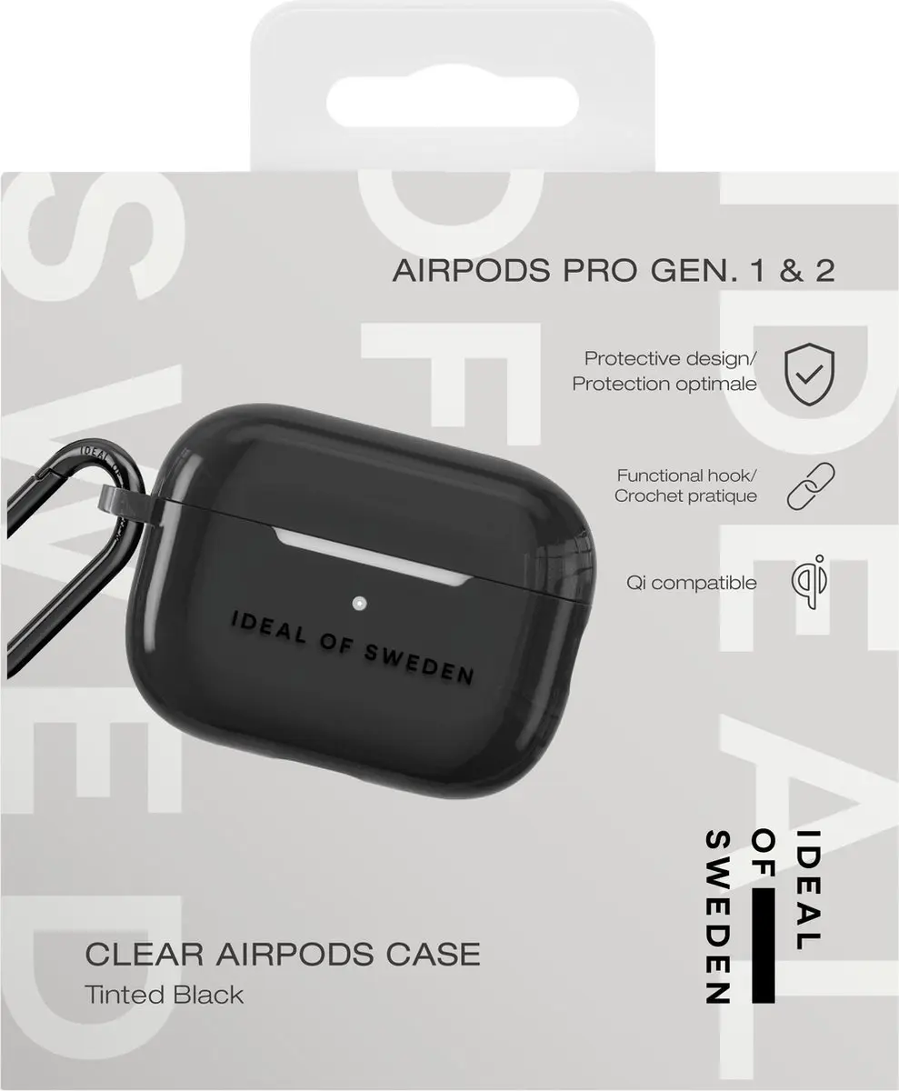 iDeal of Sweden Clear Case Apple AirPods Pro 4 - Zwart
